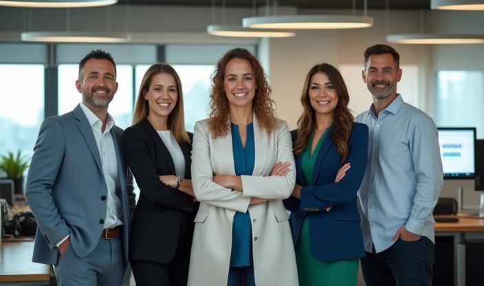 Digital Renda Solutions expert team in office